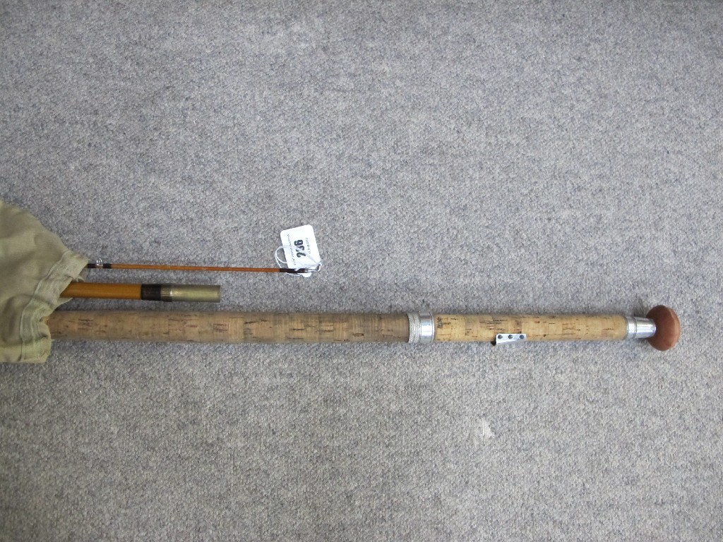 Appraisal: A fibre glass fishing rod