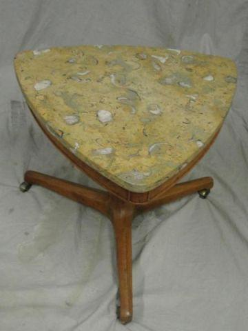 Appraisal: Midcentury Marbletop Table From a Scarsdale home Dimensions x x