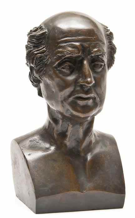 Appraisal: Breguet Abraham-Louis - Bronze bust of Breguet after Jean-Antoine Houdon