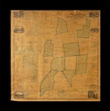 Appraisal: MAP OF DUTCHESS COUNTY NY Published by John E Gillette