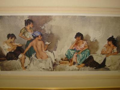 Appraisal: SIR WILLIAM RUSSELL FLINT Five Studies of Cecilia reproduction in