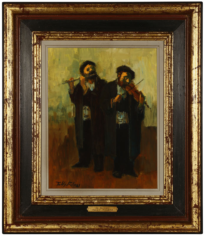 Appraisal: Tully Filmus - The Musicians ''The Musicians'' oil on canvas