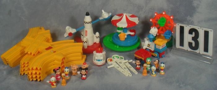 Appraisal: Disney Amusement Park and Train set good condition Estimate -