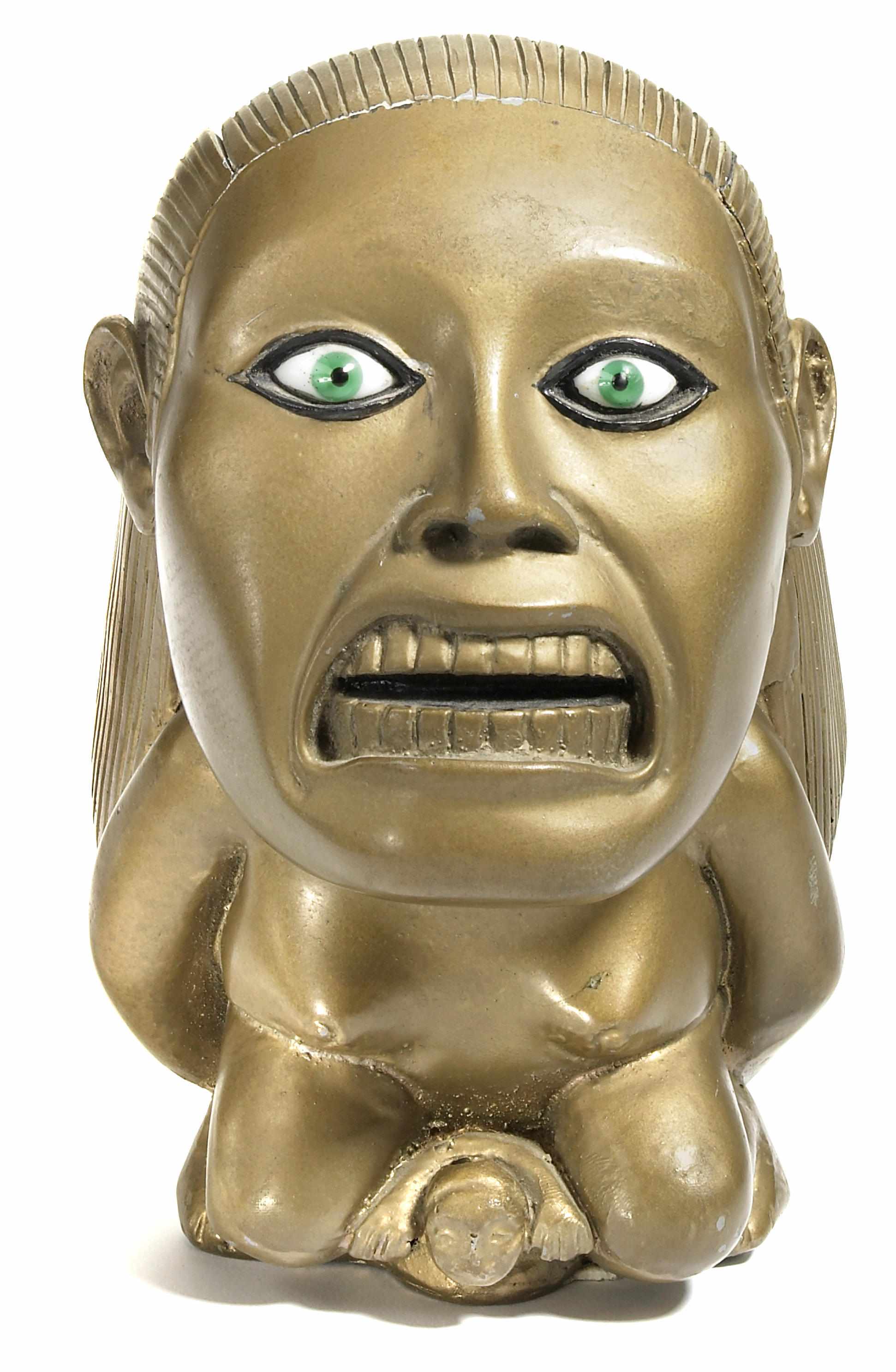 Appraisal: Raiders of the Lost Ark Fertility Idol A gold painted