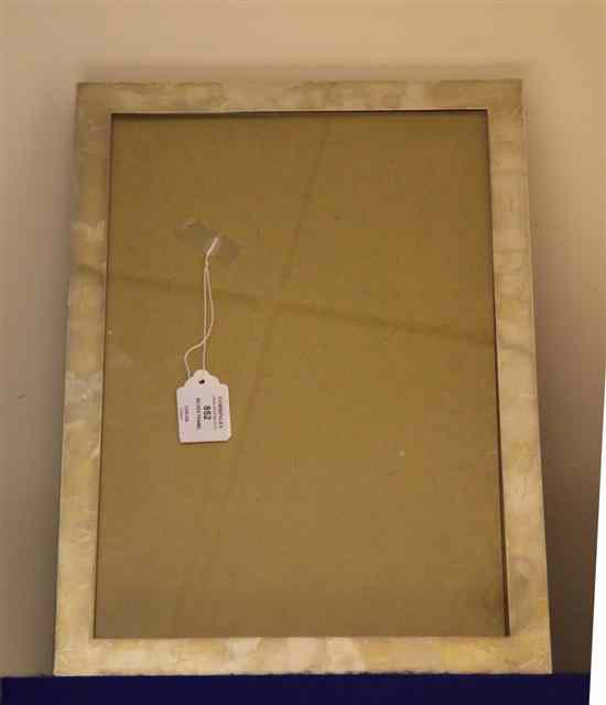 Appraisal: A large George V plain silver mounted rectangular photograph frame