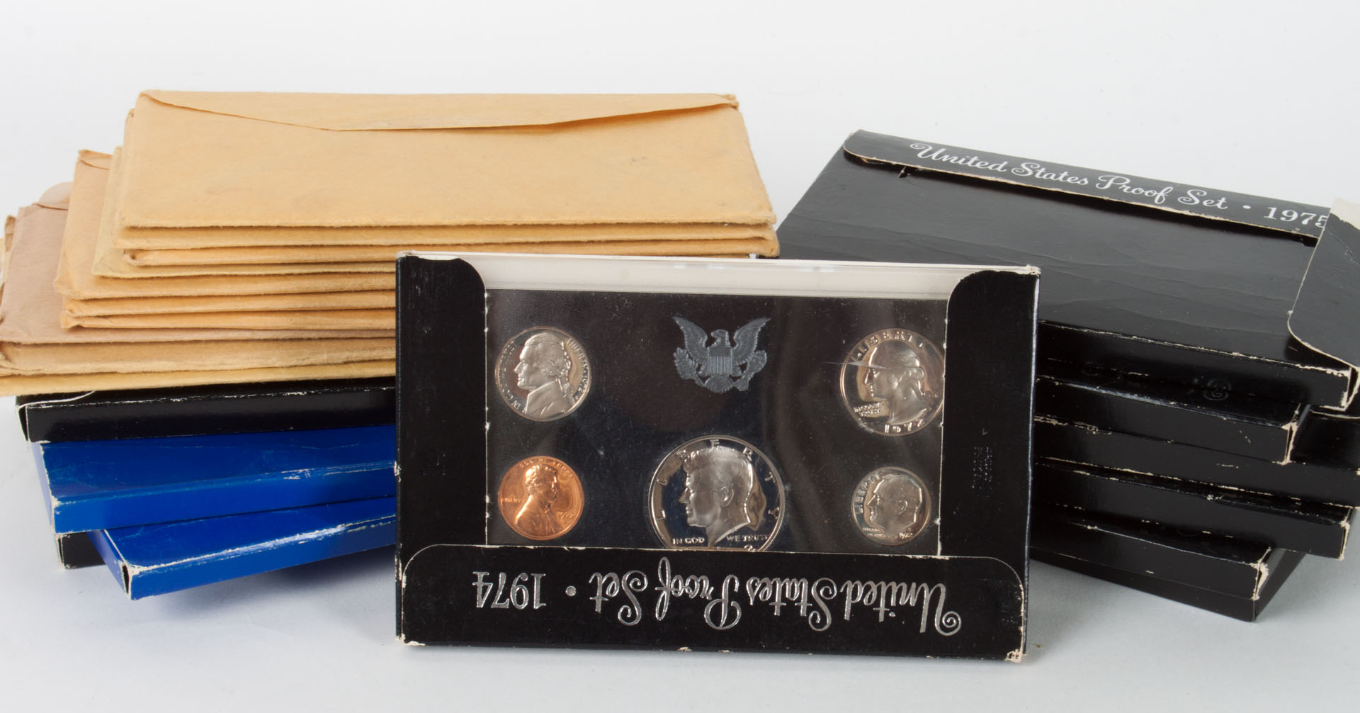 Appraisal: Two U S Proof Sets -' comprising small date cent