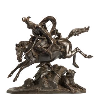 Appraisal: Jean Francois Theodore Gechter bronze Jean Francois Theodore Gechter bronze