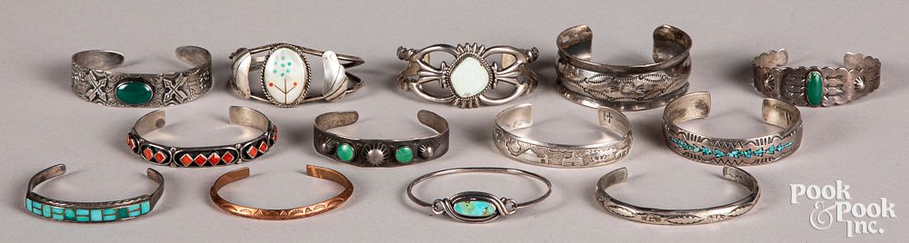 Appraisal: Group of Native American Indian jewelry Group of Native American