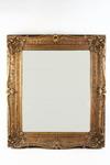 Appraisal: MIRROR - Circa gilt gesso mirror in frame with matched