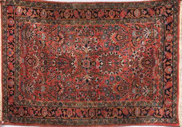 Appraisal: Antique Persian Sarouk rug ' x ' EST