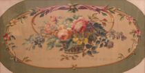 Appraisal: Third Preliminary Painting for Aubusson Tapestry Preliminary painting for the