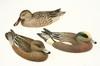 Appraisal: SCULPTURES - Lot of three hand painted miniature bronze birds