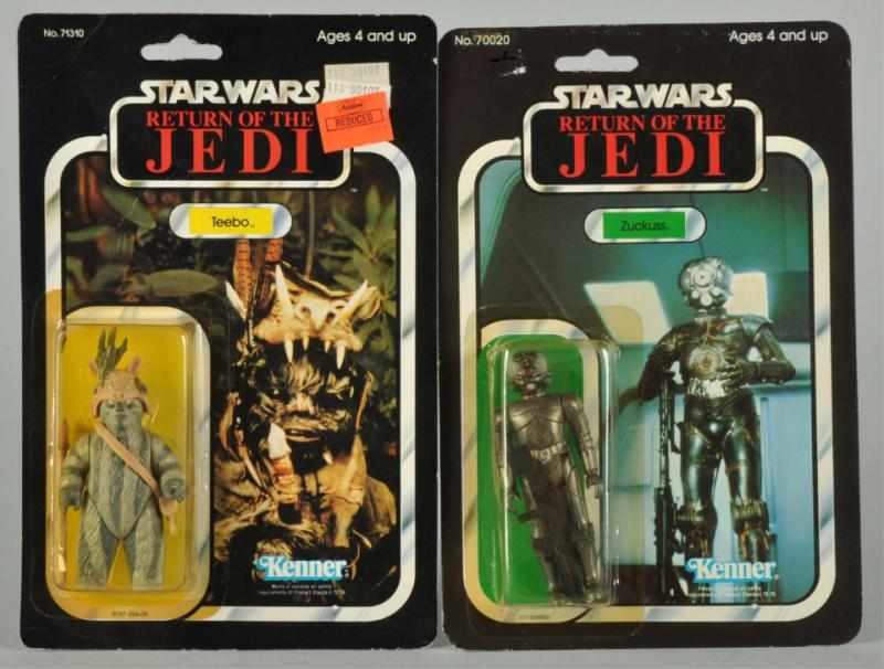 Appraisal: Lot of Star Wars Carded Figures Description Return of the