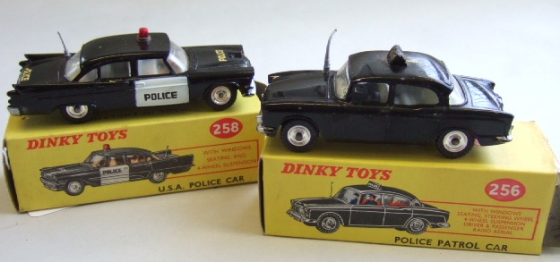 Appraisal: A Dinky U S A police car and a Dinky