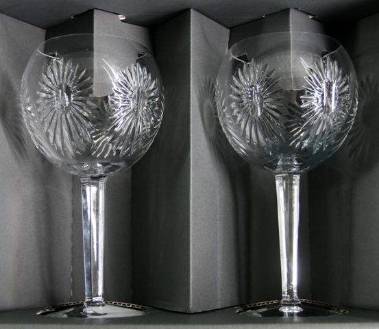 Appraisal: A pair of Waterford toasting goblets