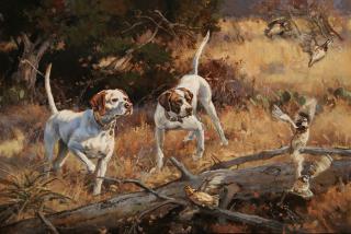 Appraisal: Quail Hunters by Luke Frazier Luke Frazier - Quail Hunters