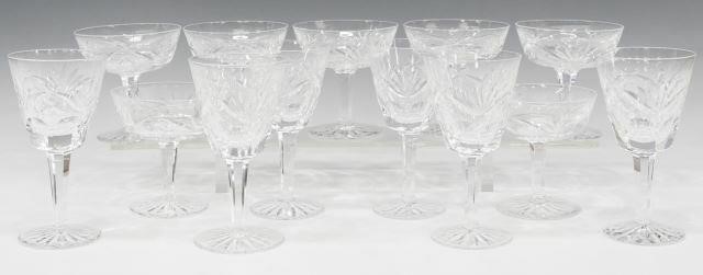 Appraisal: lot of Waterford Ashling cut crystal stemware all bearing acid-etched