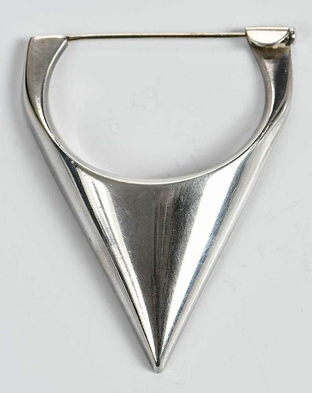 Appraisal: Georg Jensen Sterling Brooch design Nanna Ditzel - x -