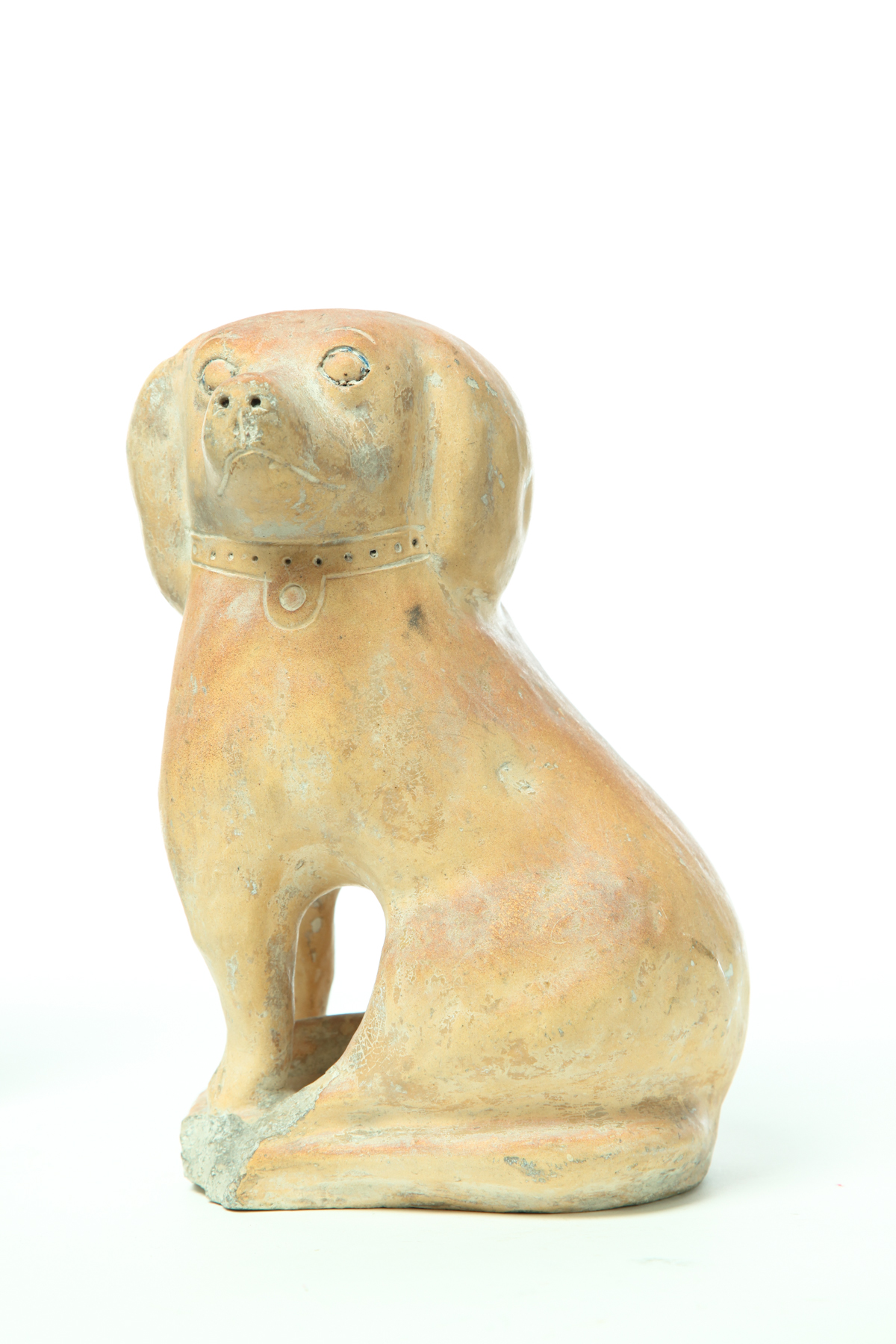 Appraisal: POTTERY DOG Attributed to George Bagnall Newcomerstown Ohio ca Seated