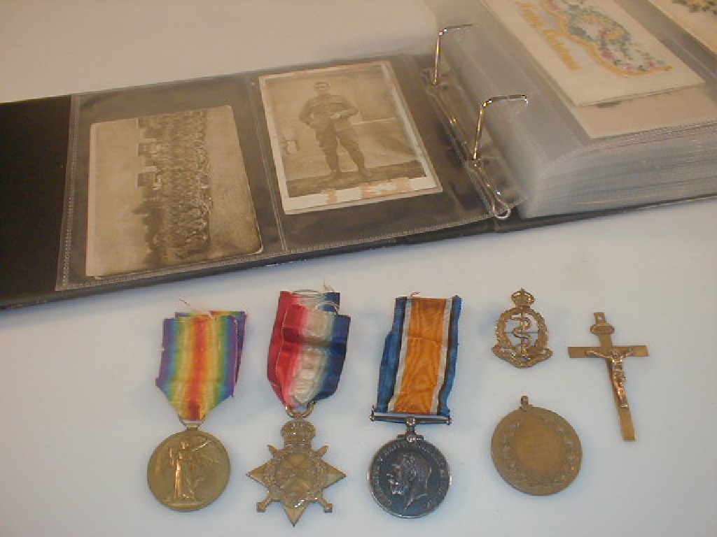 Appraisal: WWI medal group for Private H Tracey RAMC comprising war