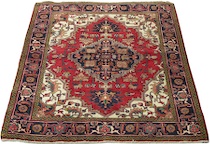 Appraisal: A Tribal Persian Carpet ca 's Approx '- x '-