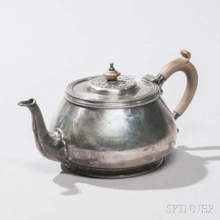 Appraisal: Elizabeth II Sterling Silver Teapot London - Harrods Ltd Richard