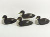 Appraisal: DECOYS - Set of four early flat bottom hand carved