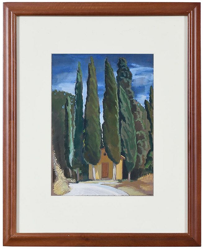 Appraisal: Roy Nydorf American born Little Roadside Chapel Lucignano D'Asso signed