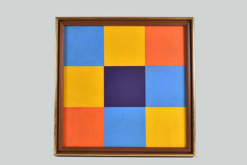 Appraisal: RICHARD PAUL LOHSE SWISS - PAINTINGAttributed to Untitled Non-Objective Signed