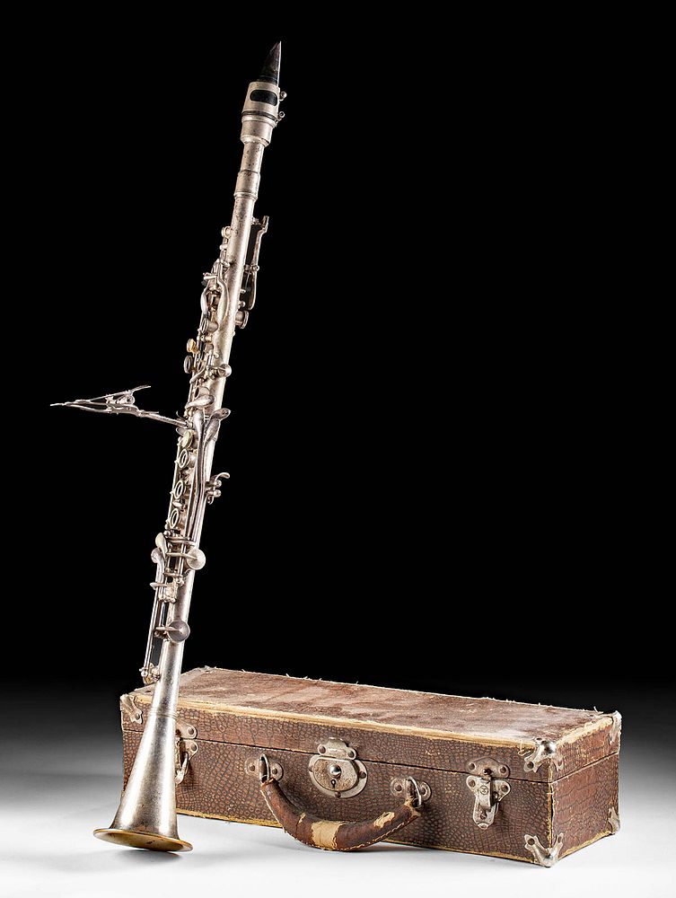 Appraisal: Antique European Clarinet w Case - V Kohlert Sons Originally