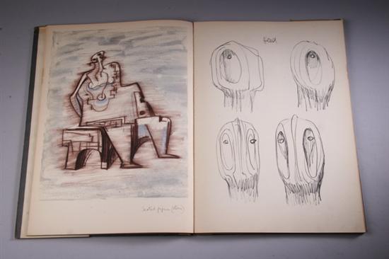 Appraisal: HENRY MOORE HEADS FIGURES AND IDEAS London George Rainbird With