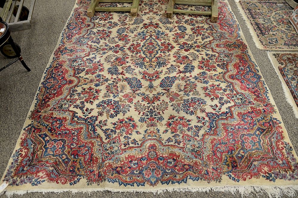 Appraisal: Kirman Oriental area rug ' x ' Kirman Oriental area