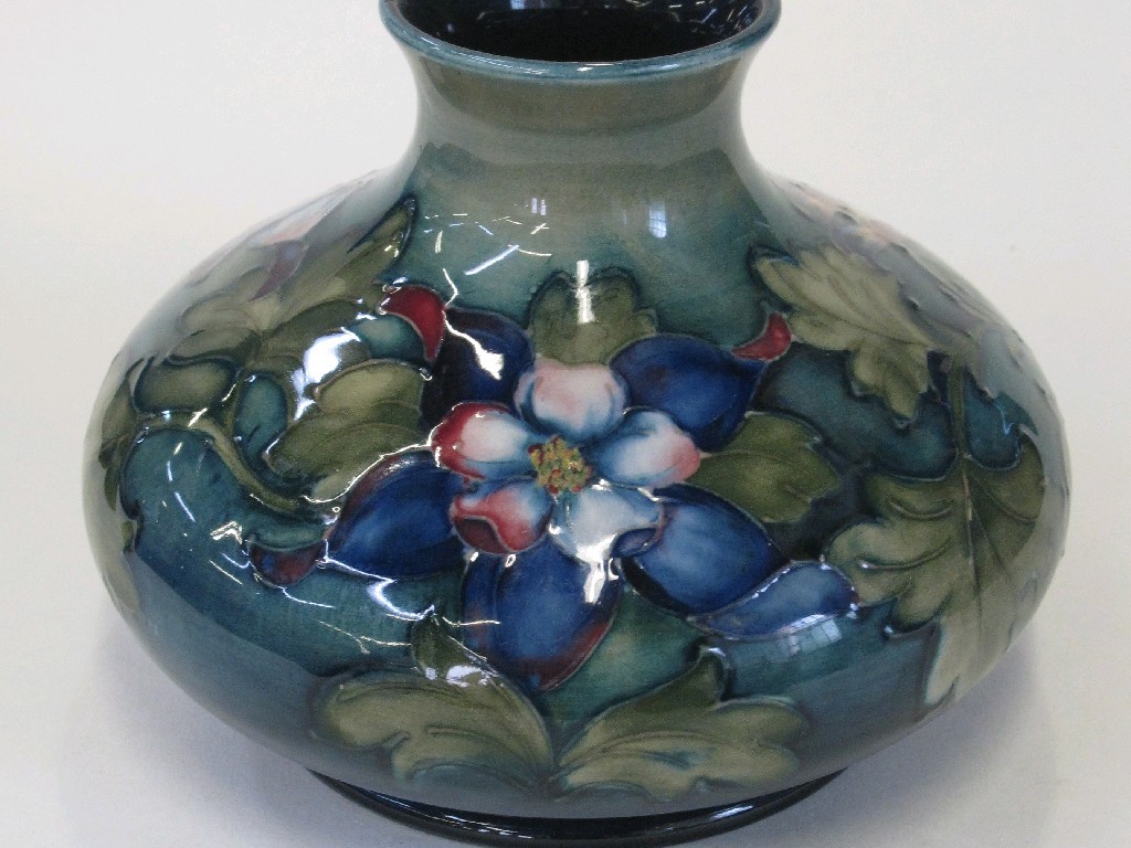 Appraisal: Moorcroft Columbine pattern vase