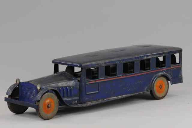 Appraisal: COR-COR BUS C pressed steel painted in blue with red