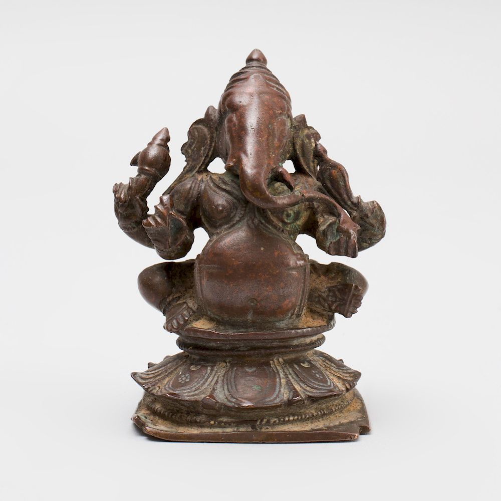 Appraisal: South India Bronze Figure of a Ganesha x x in