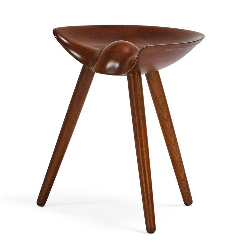 Appraisal: MOGENS LASSEN K THOMSEN Stool Condition Report Restoration to rim