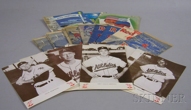 Appraisal: Group of - Baseball and Sports Collectibles a Boston Braves