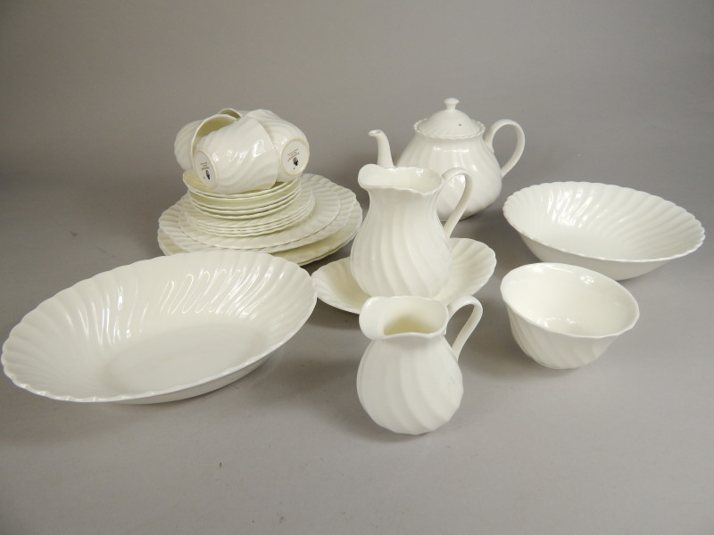 Appraisal: A quantity of Wedgwood white glazed tea and dinner ware