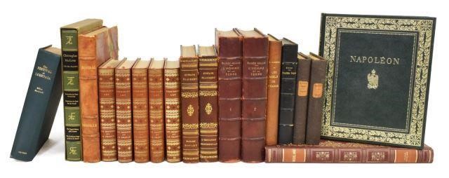 Appraisal: lot of Continental library shelf books th c most leather