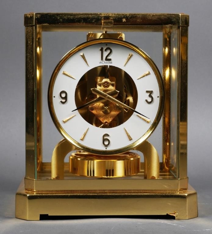 Appraisal: LE COULTRE SWISS ATMOS CLOCK Vintage Atmos perpetual mantle or