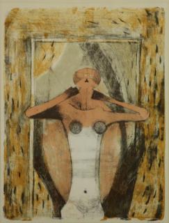 Appraisal: TAMAYO Rufino Color Lithograph Torse de Femme From an edition