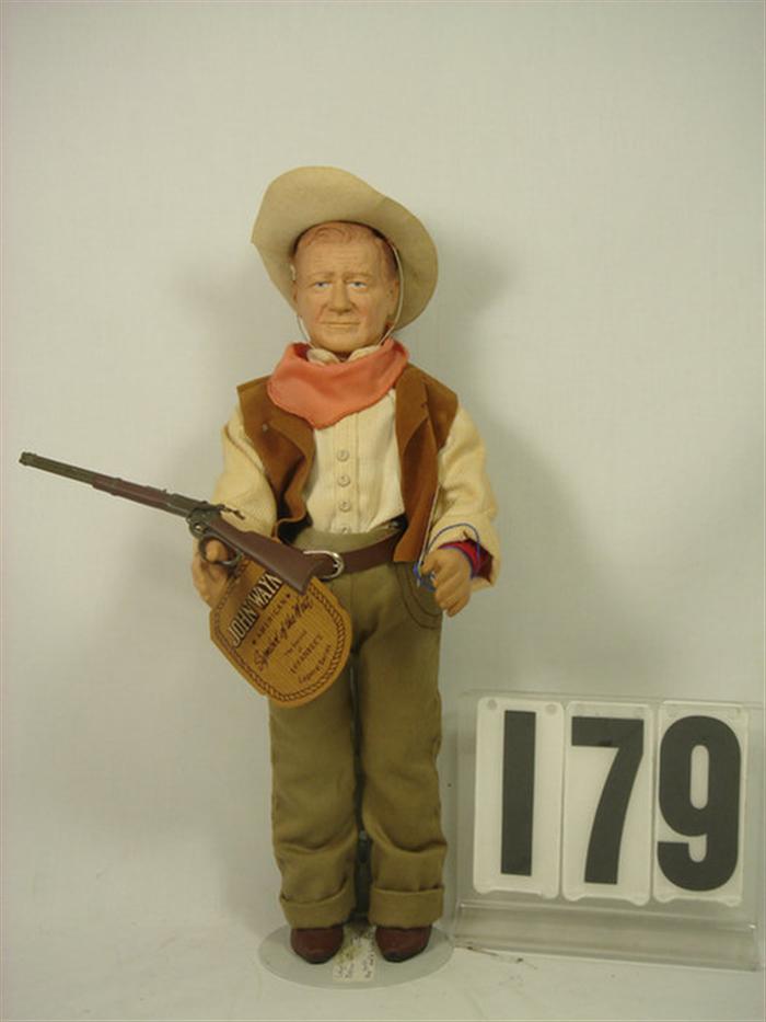 Appraisal: Effanbee John Wayne Doll inches tall vinyl all original and