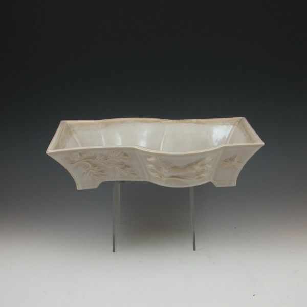 Appraisal: Valley Wieselthier bowl for General Ceramics asymmetric shape raised horses