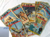 Appraisal: A quantity of TINTIN comics issues - inclusive