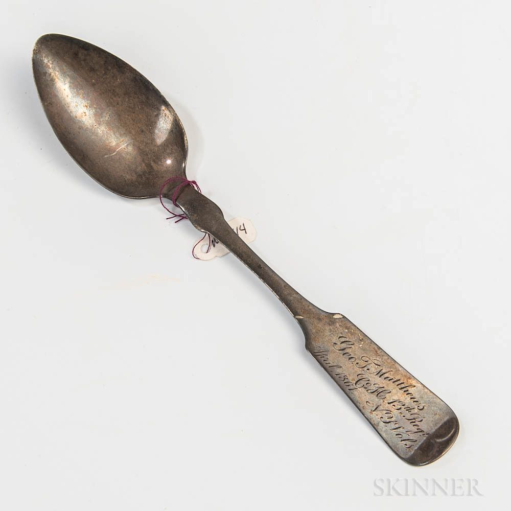 Appraisal: Silver Spoon Identified to George T Matthews Company H th