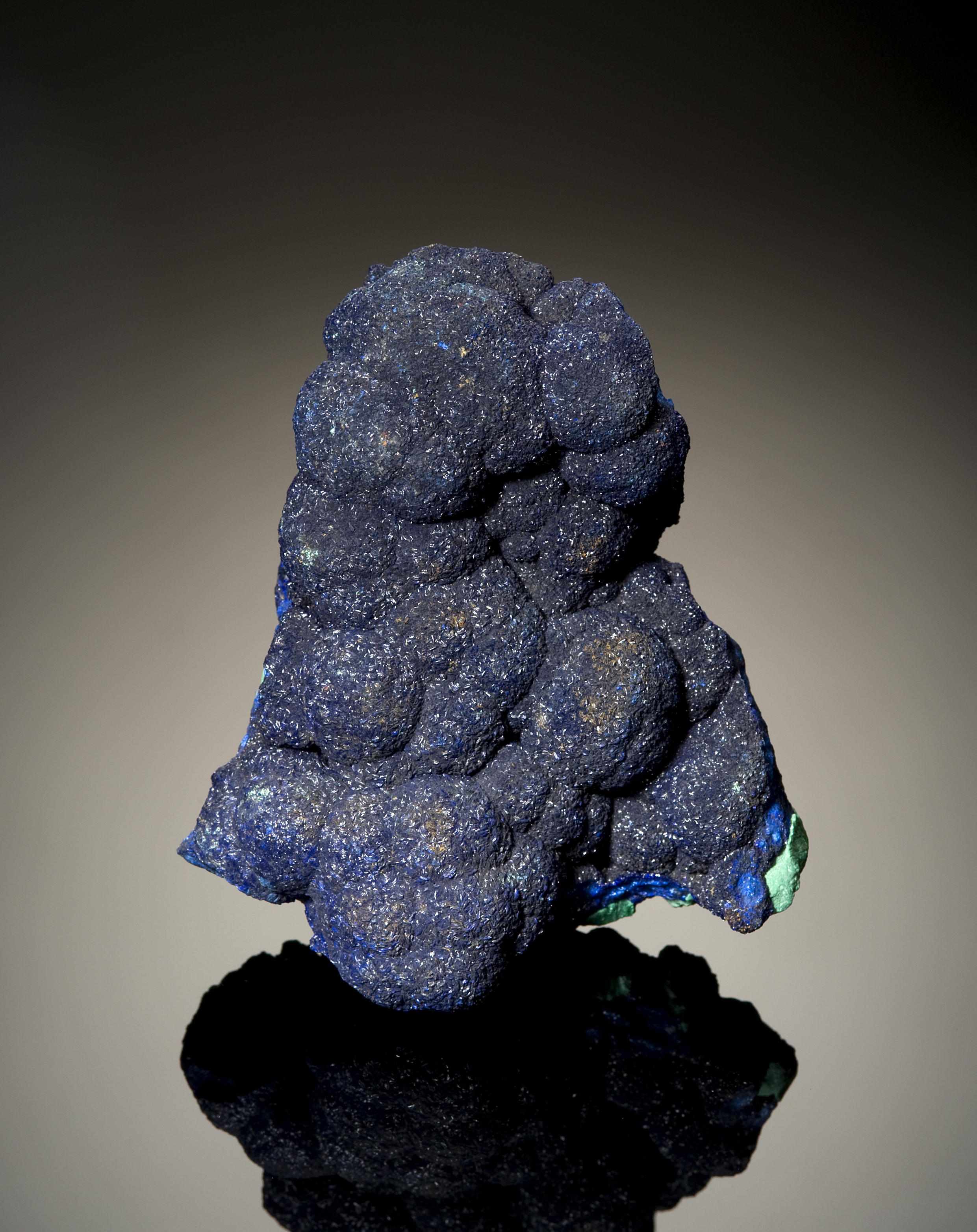 Appraisal: Without Reserve Azurite Specimen Bisbee Arizona A cabinet specimen which