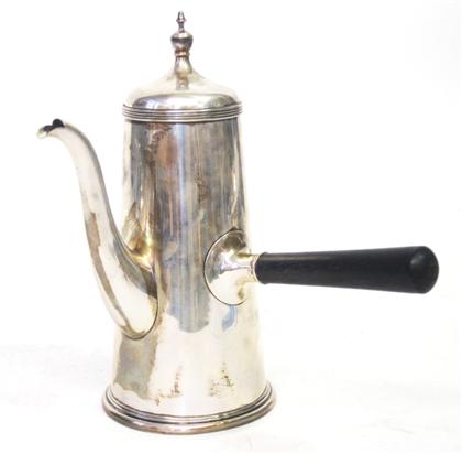 Appraisal: Sterling silver lighthouse form side-handled coffee pot f walter lawrence