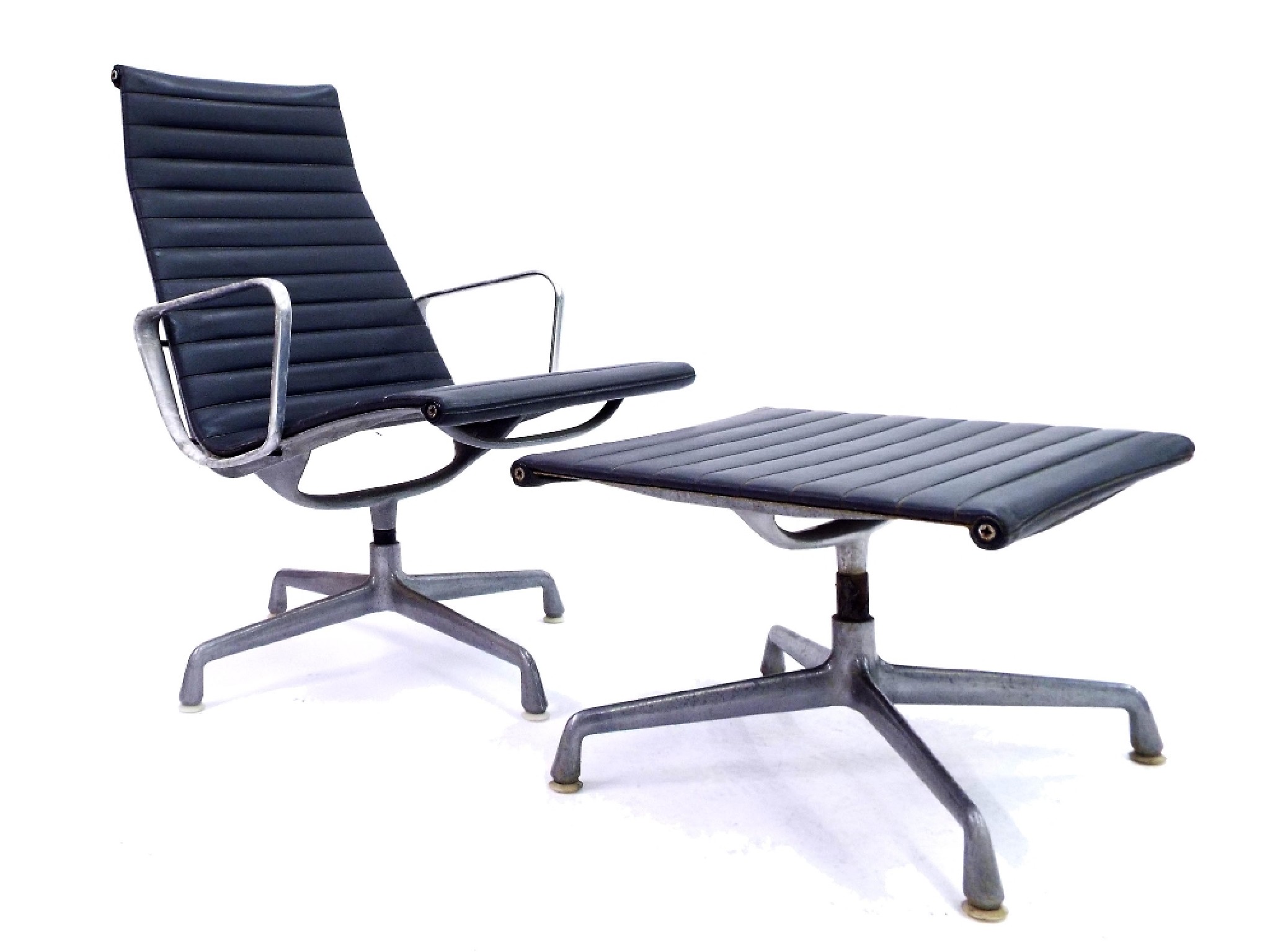 Appraisal: Charles Eames for Herman Miller - EA chair black leather