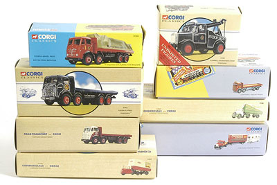 Appraisal: Corgi Classics group of Lorries - including No Chipperfields Scammell