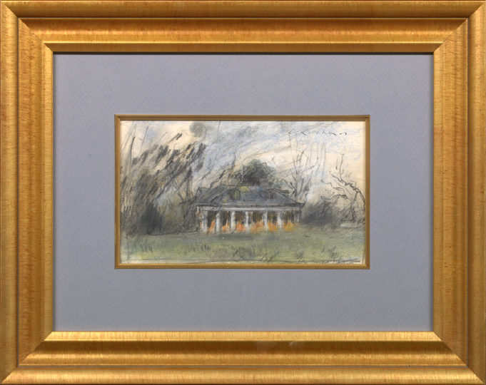 Appraisal: Charles Whitfield Richards American Louisiana - Louisiana Antebellum Home pastel